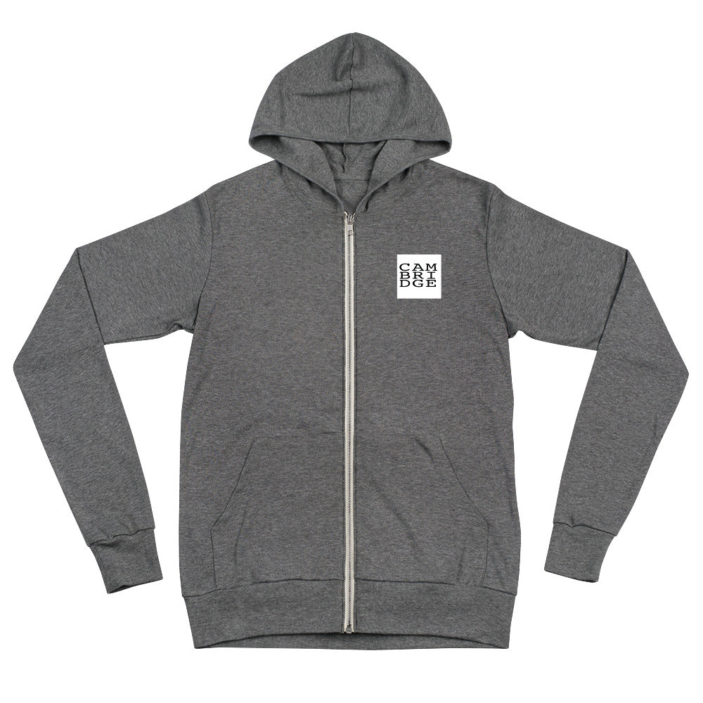 Unisex zip hoodie