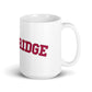 White glossy mug